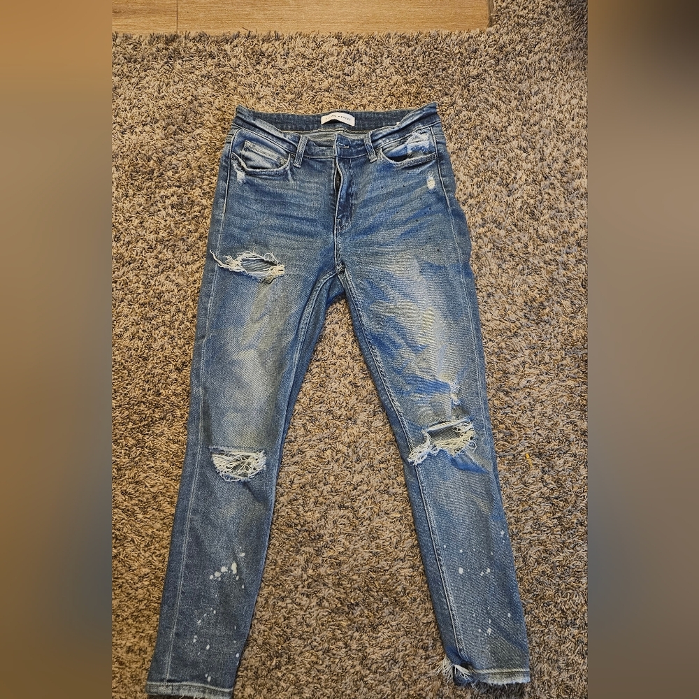 Flying Monkey Ripped Denim Skinny Jeans